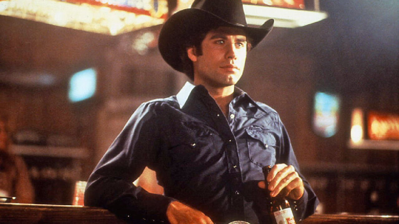 John Travolta in Urban Cowboy.