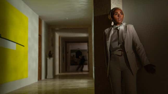 Janelle Monae as Andi in Glass Onion: A Knives Out Mystery.