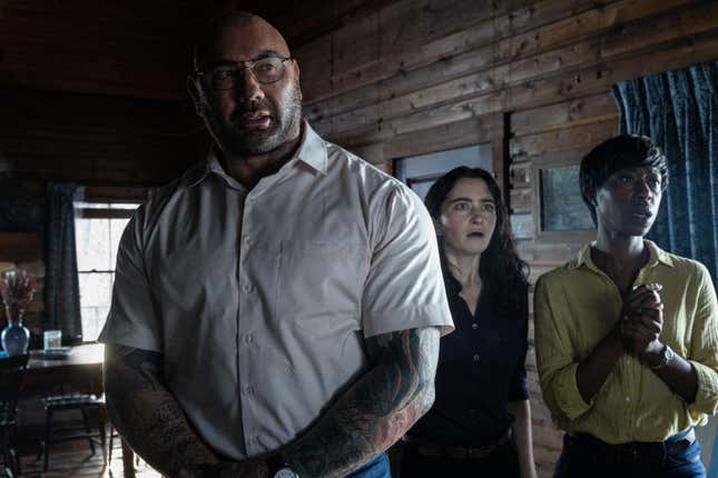 Dave Bautista, Abby Quinn et Nikki Amuka-Bird'