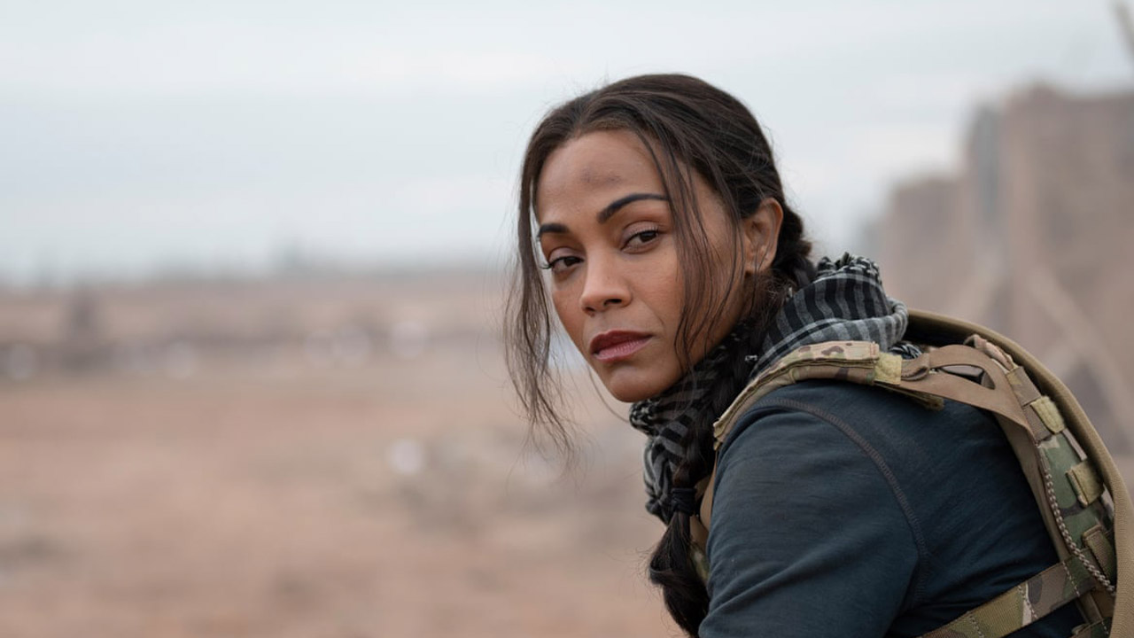 Zoe Saldana as Joe in Special Ops: Lioness