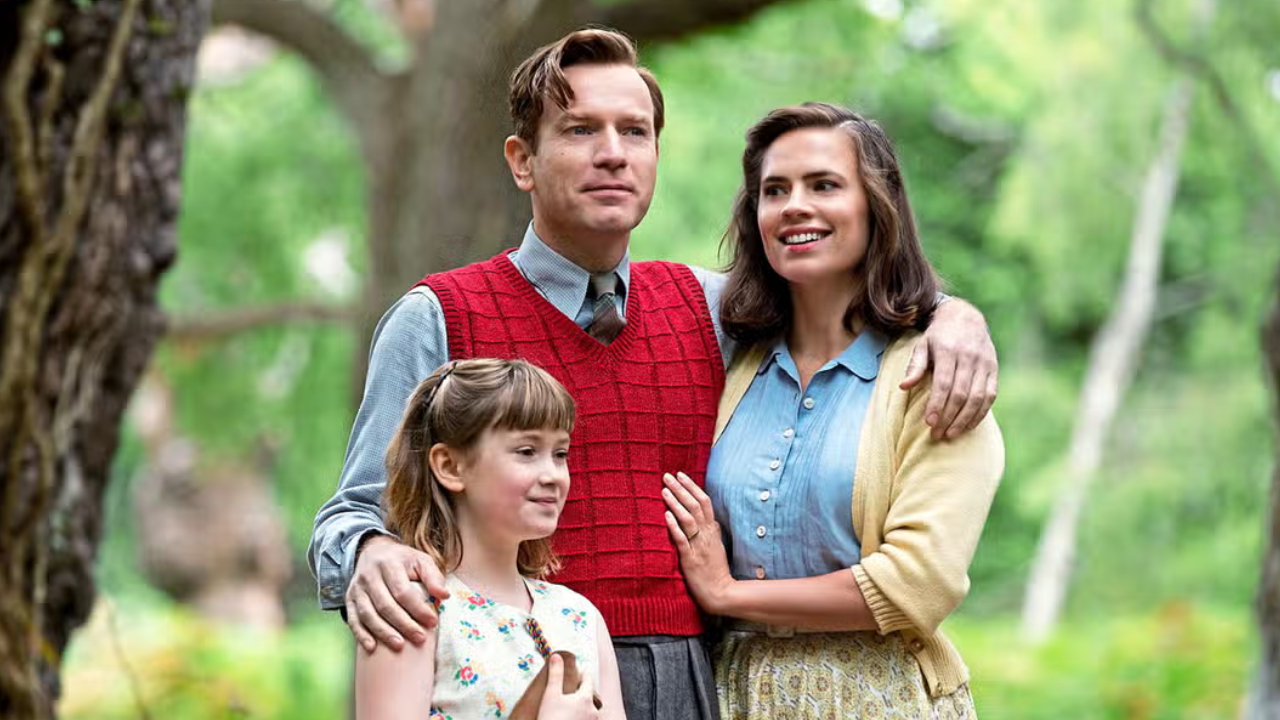 Ewan McGregor et Hayley Atwell dans Christopher Robin