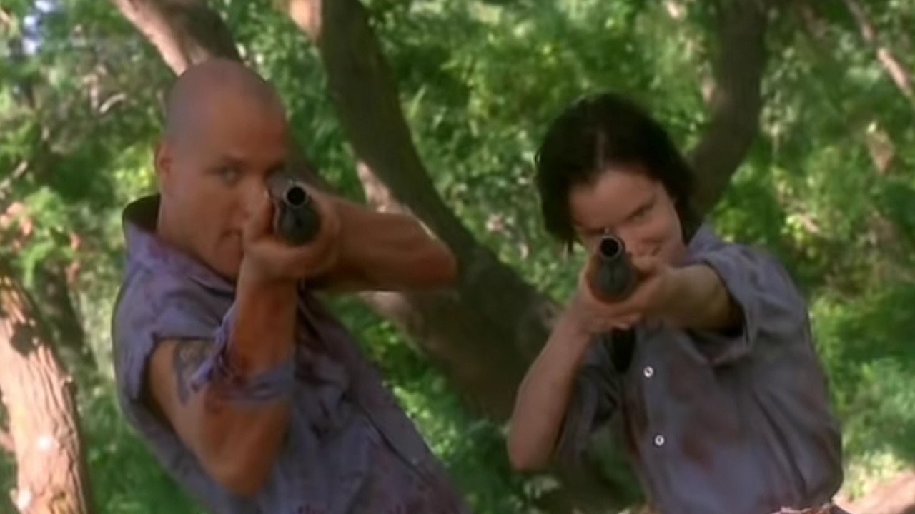 Woody Harrelson et Juliette Lewis dans Natural Born Killers