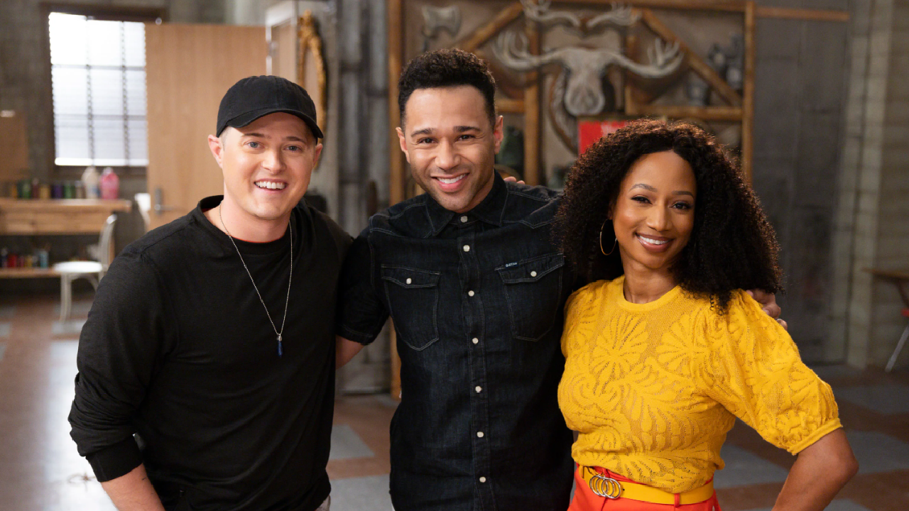 Corbin Bleu, Monique Coleman und Lucas Grabeel zusammen abgebildet.