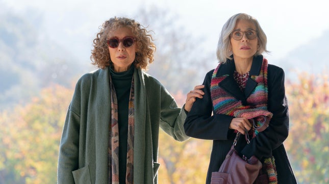 Lily Tomlin et Jane Fonda dans Moving On