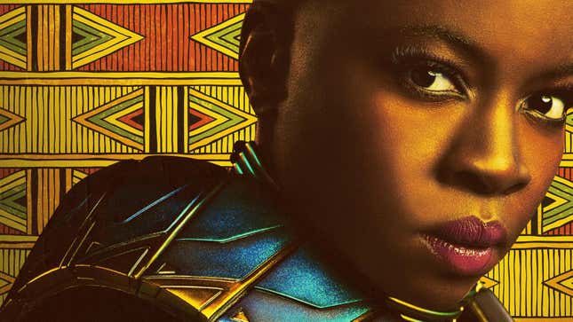 Danai Gurira dans le rôle d'Okoye dans Black Panther : Wakanda Forever