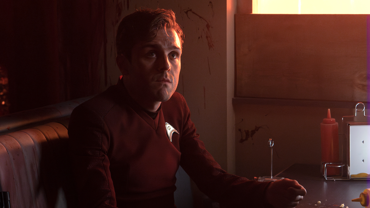 Martin Quinn dans le rôle de Scotty dans Star Trek : Strange New Worlds