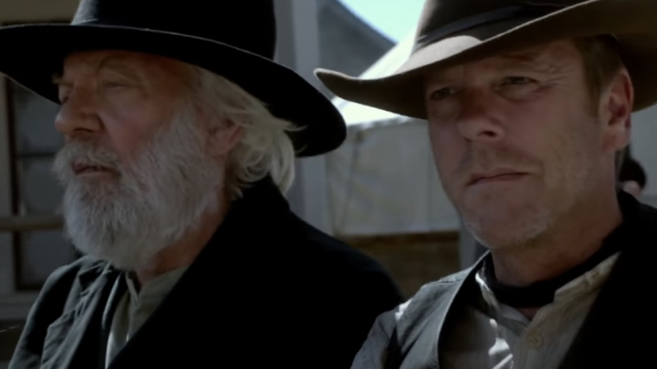 Donald und Kiefer Sutherland in Forsaken