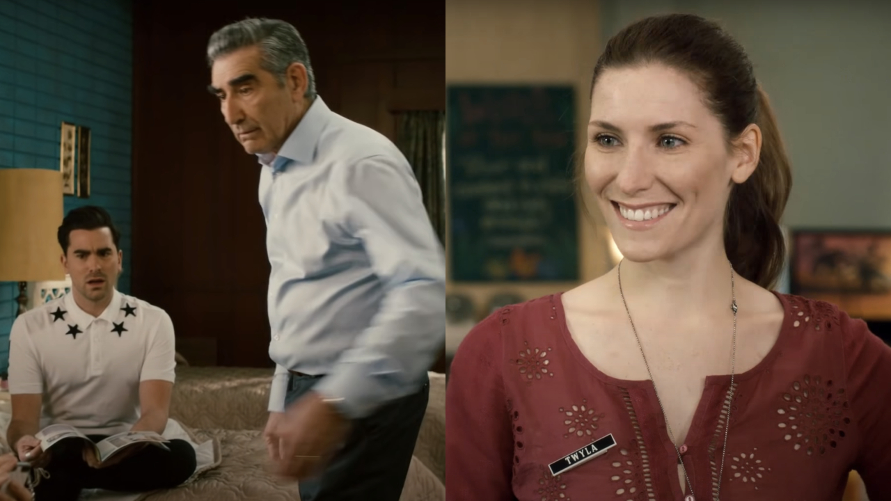 Dan, Eugene und Sarah Levy auf Schitt's Creek