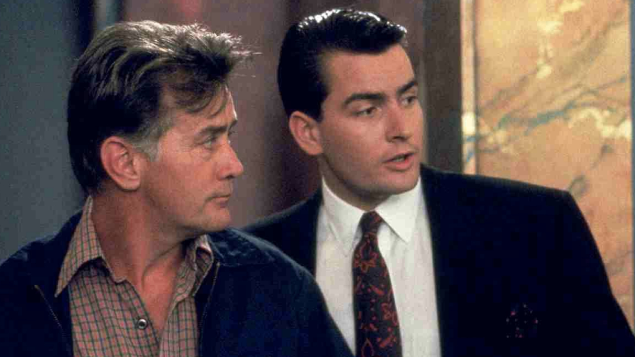 Martin und Charlie Sheen an der Wall Street