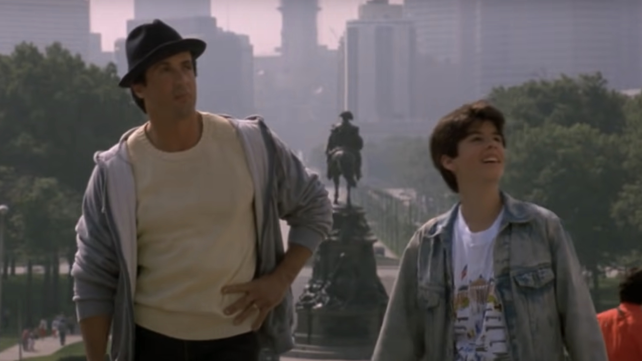 Sylvester und Sage Stallone in Rocky V