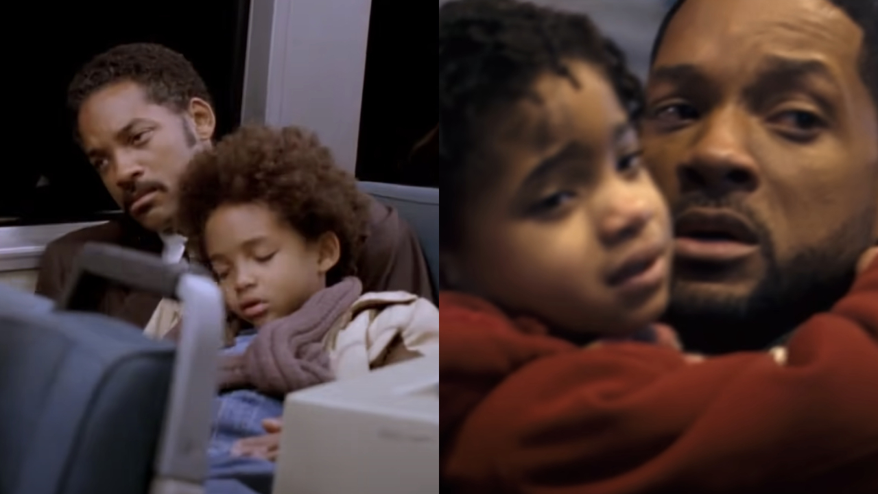 Will, Jaden und Willow Smith in The Pursuit Of Happyness und I Am Legend