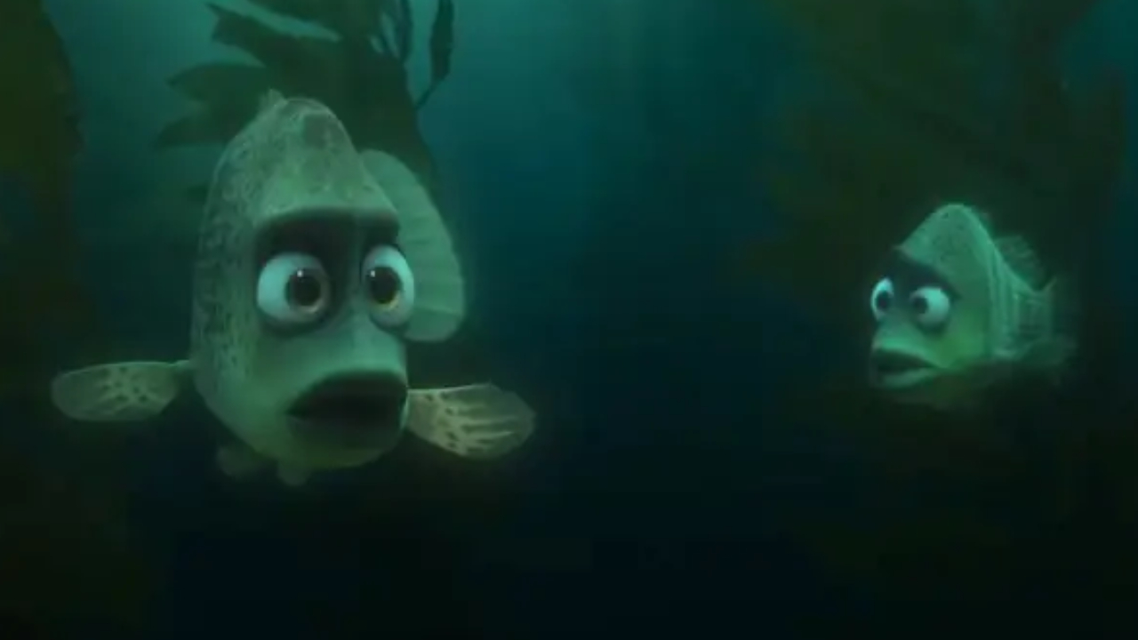 Bill Hader und Kate McKinnon in „Findet Dory“.