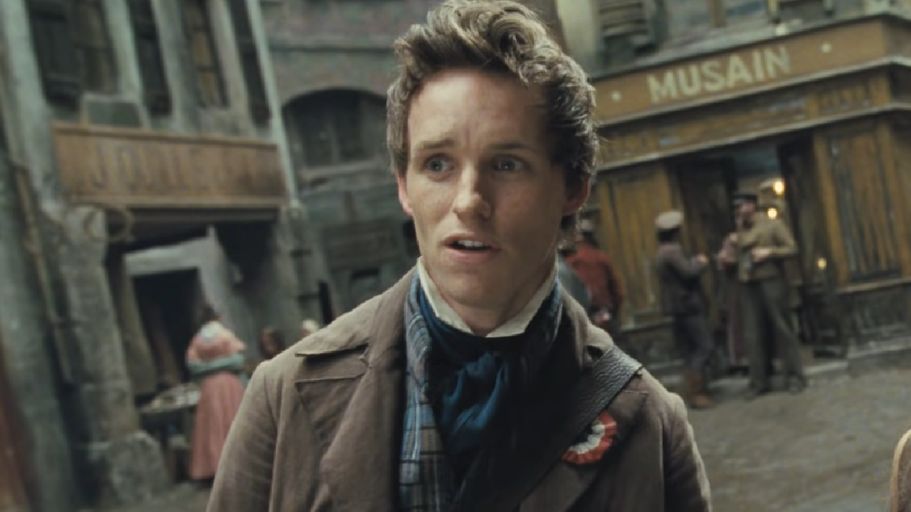 Eddie Redmayne dans Les Misérables.