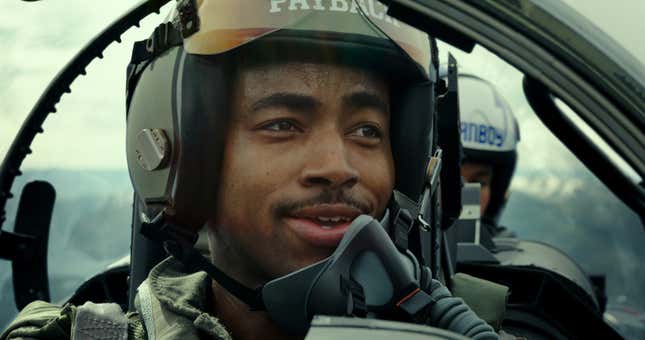 Jay Ellis als „Payback“ in Top Gun: Maverick