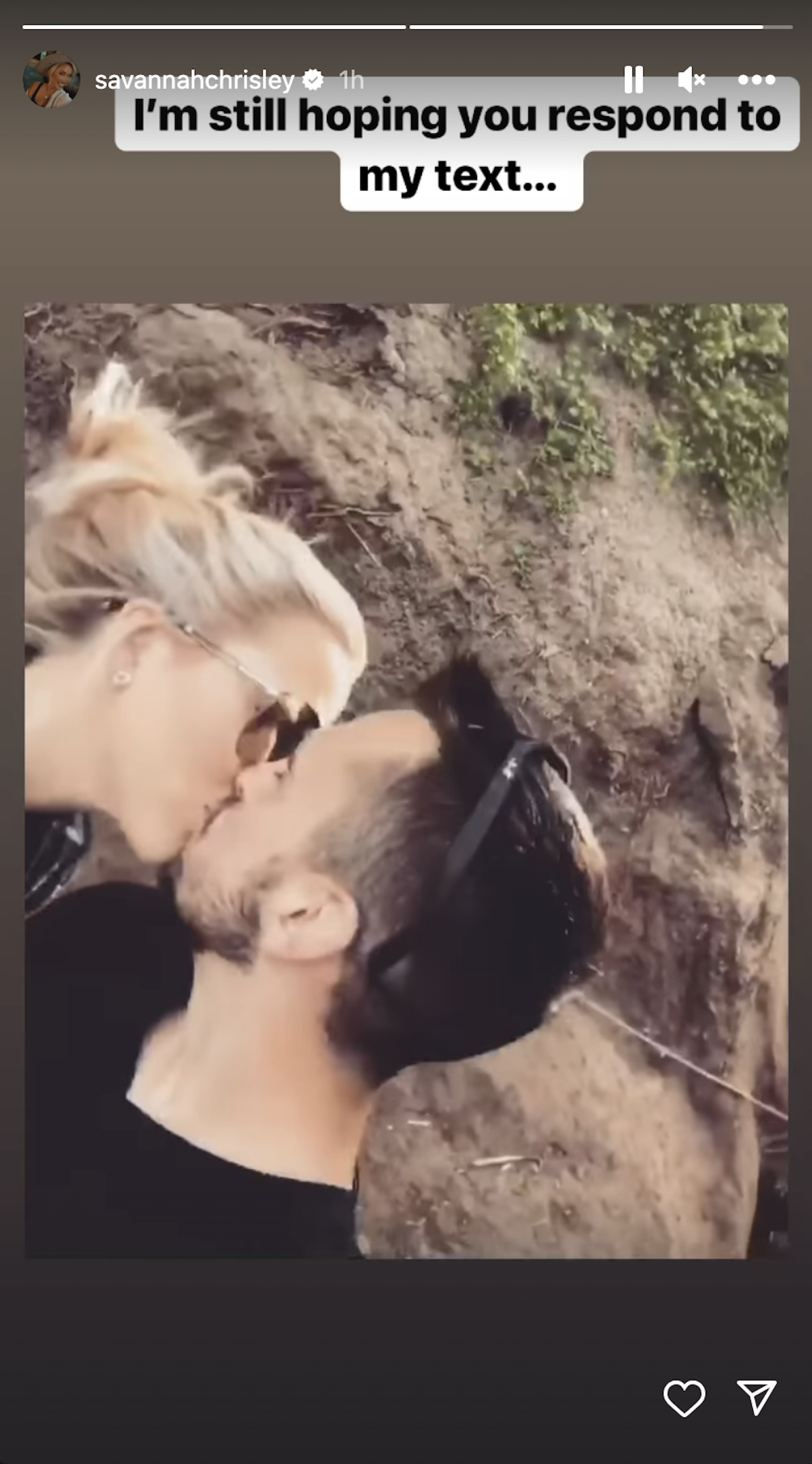 Histoires Instagram de Savannah Chrisley et Nic Kerdiles