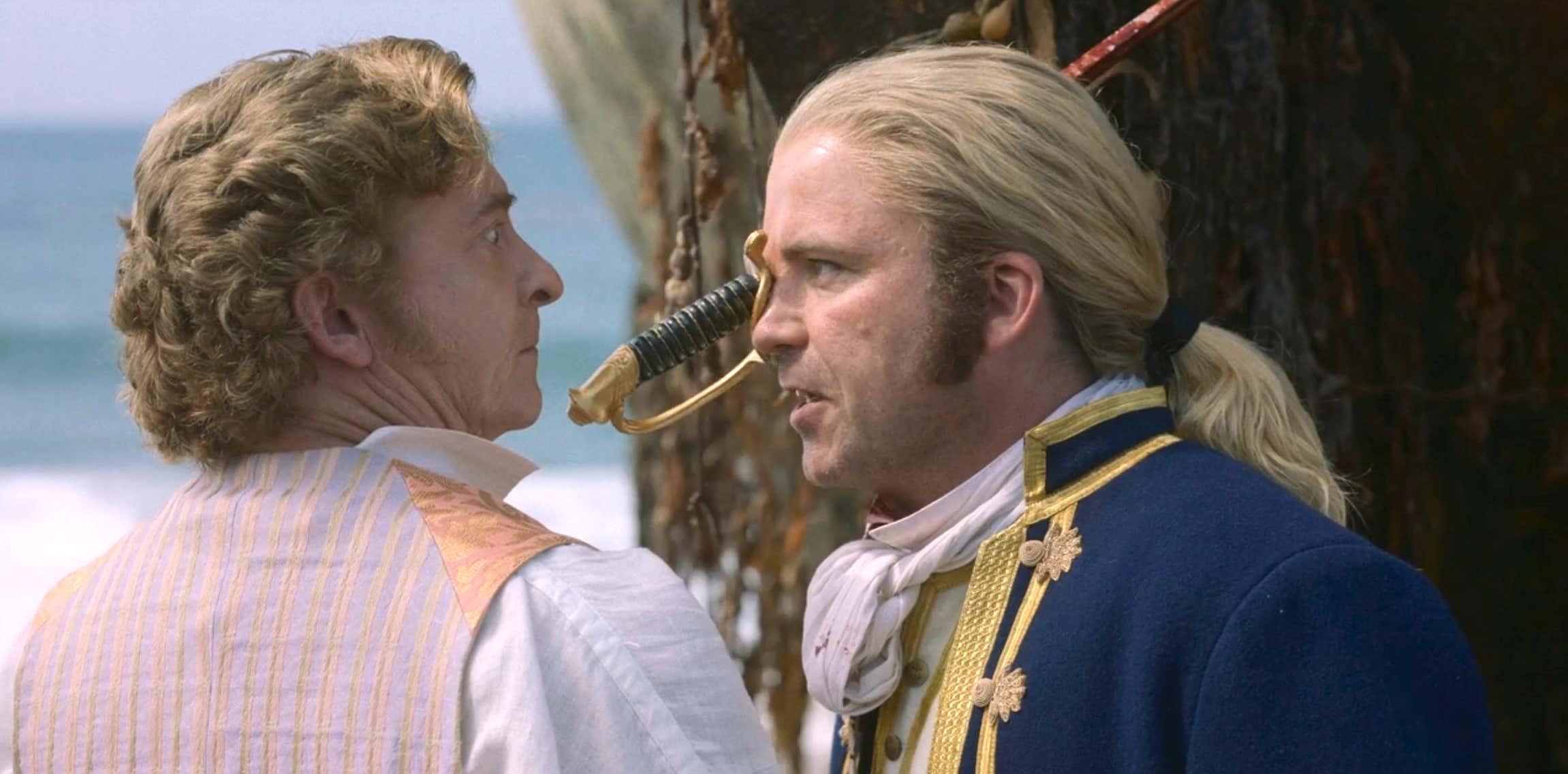 Rhys Darby und Rory Kinnear in „Our Flag Means Death“.