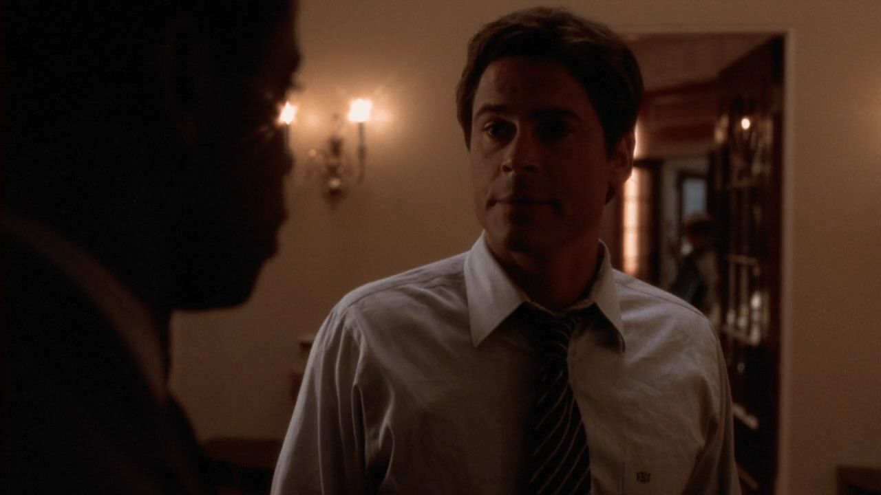 Rob Lowe dans l'épisode The West Wing 