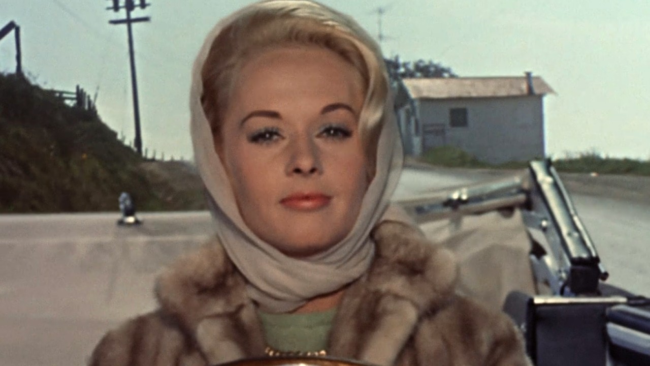 Tippi Hedren in „Die Vögel“.