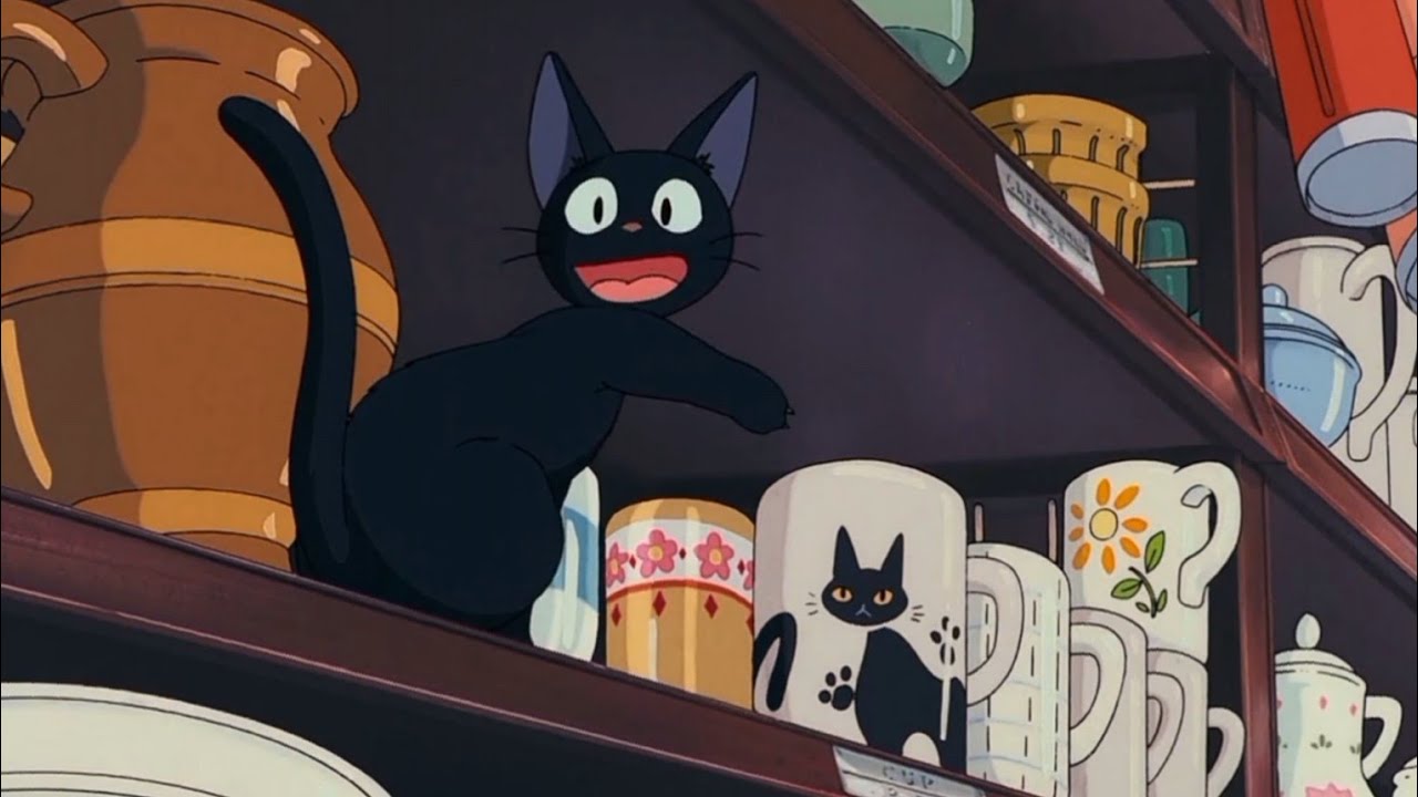 Jiji dans le service de livraison de Kiki.