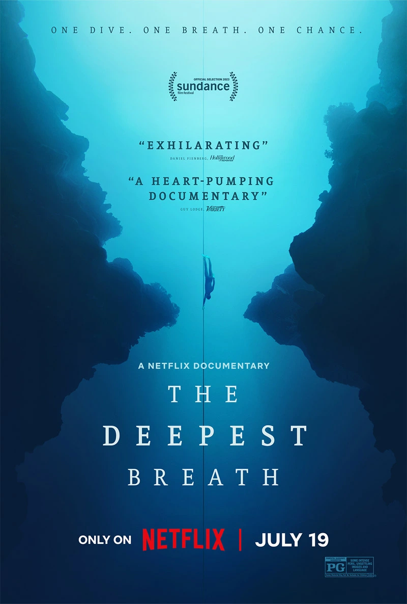 Das Doc-Poster „Deepest Breath“.