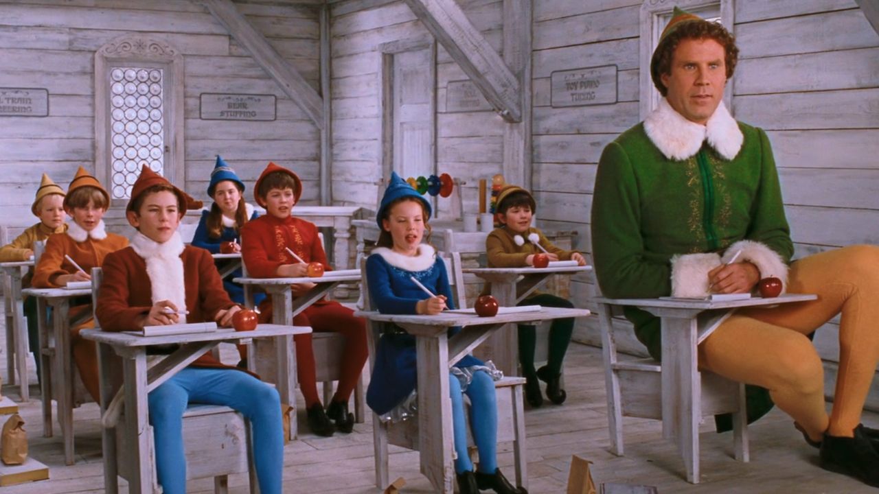 Buddy der Elf im Klassenzimmer