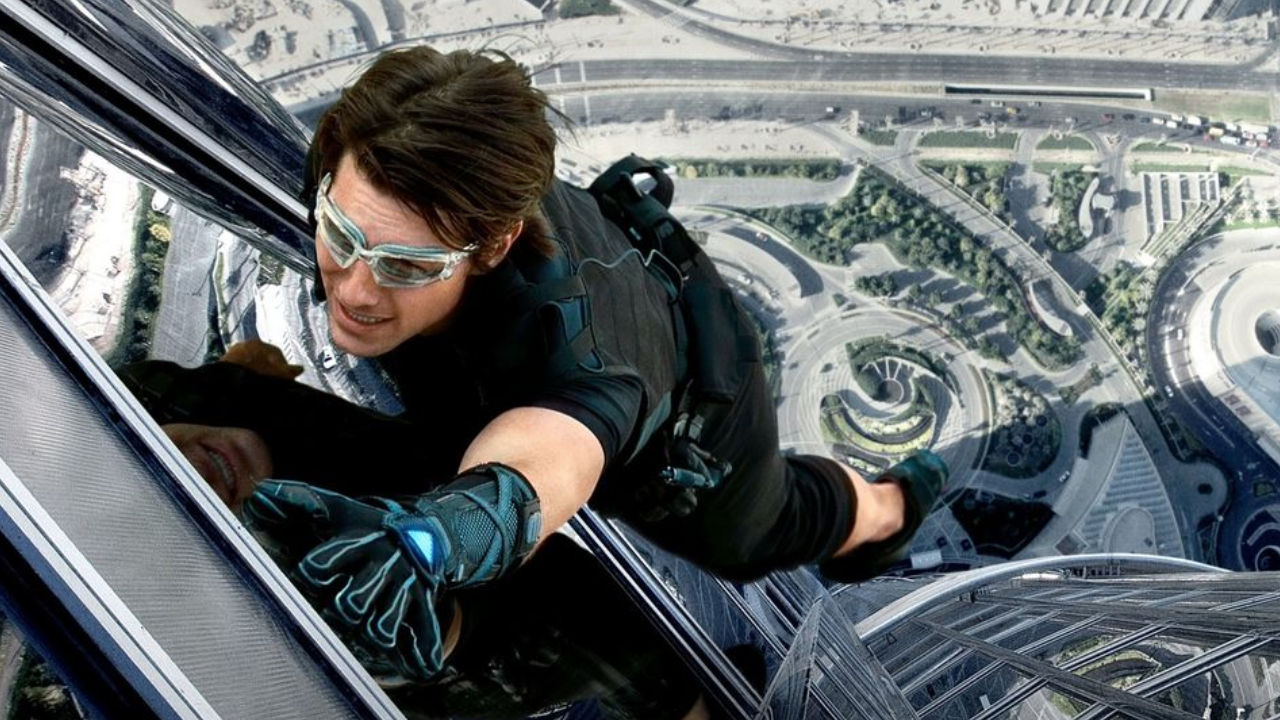 Tom Cruise dans Mission : Impossible - Protocole Fantôme