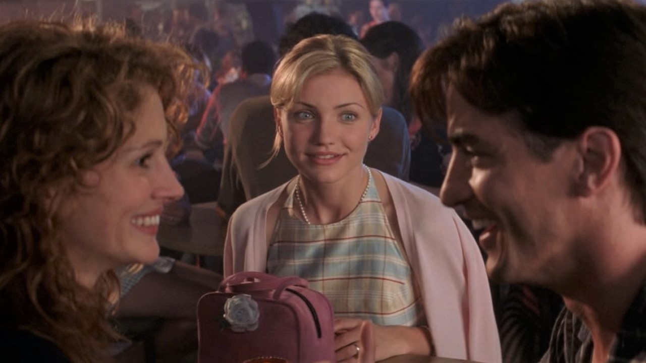 Julia Roberts, Cameron Diaz and Dermot Mulroney in My Best Friend's Wedding.