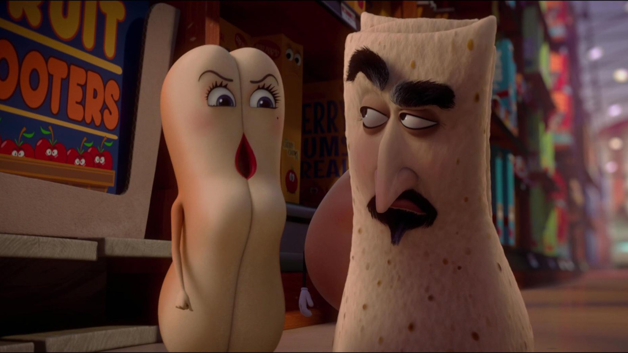 Zwei der Hauptfiguren von Sausage Party.