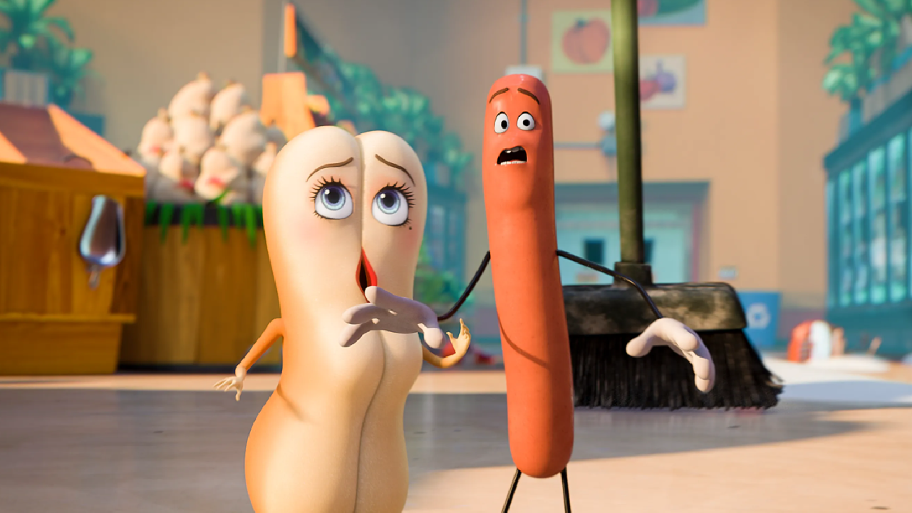 Die beiden Hauptfiguren von Sausage Party.