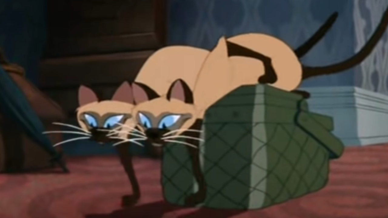 Die Katzen in Lady and the Tramp.