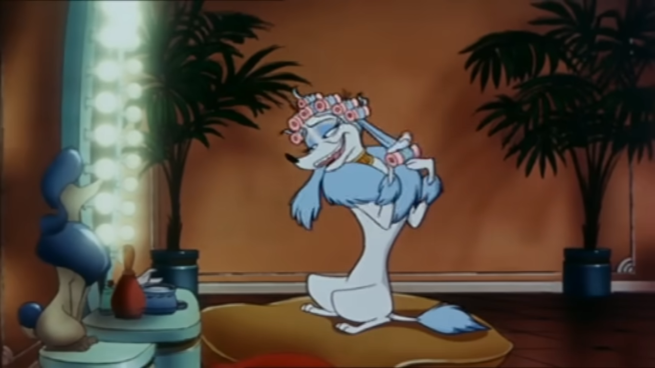 Eine singende Figur in Oliver & Company.