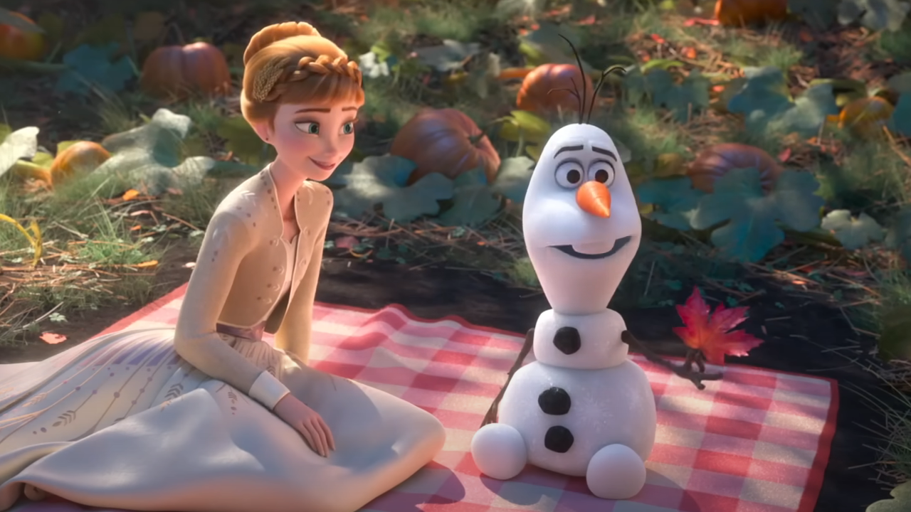 Anna und Olaf in Frozen 2.