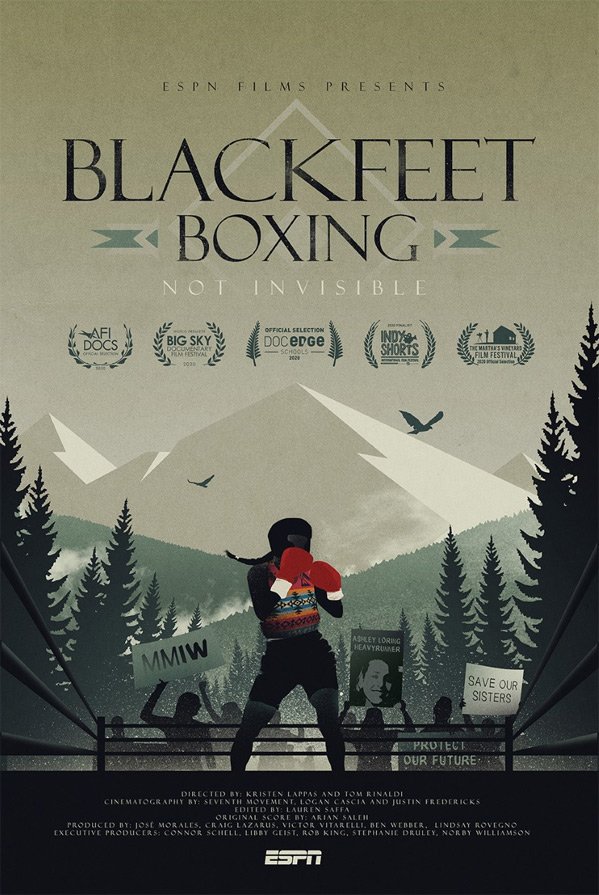 Blackfeet Boxing: Pas Invisible Poster