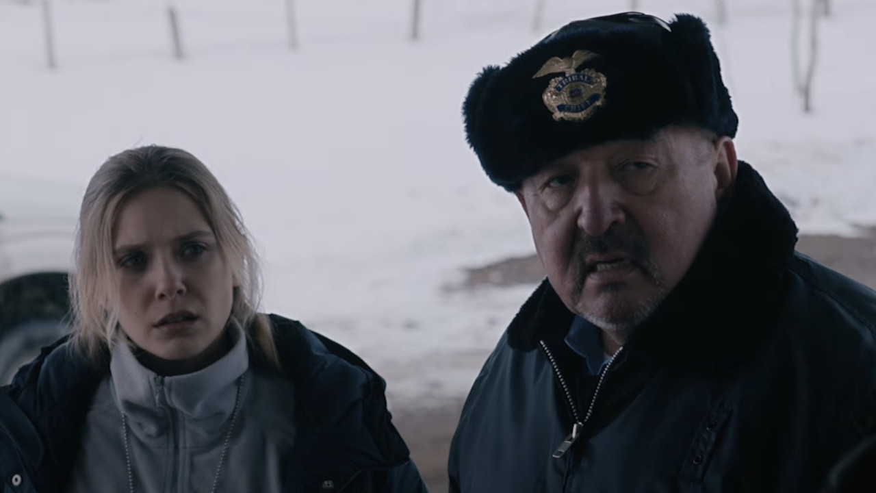 Elizabeth Olsen und Graham Greene in Wind River