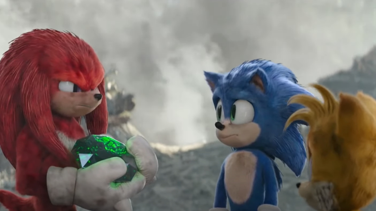 Knuckles, Sonic et Tails dans Sonic the Hedgehog 2