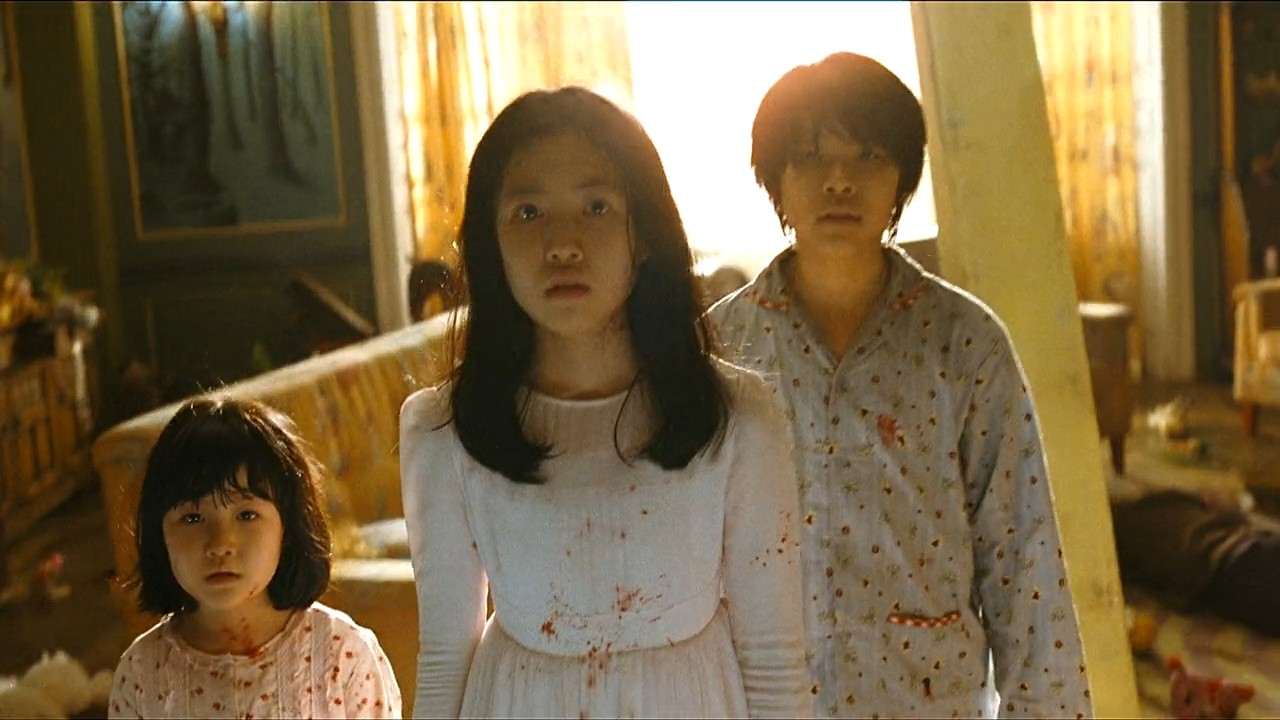 Eun Won-jae, Shim Eun-kyung et Jin Ji-he dans Hansel et Gretel