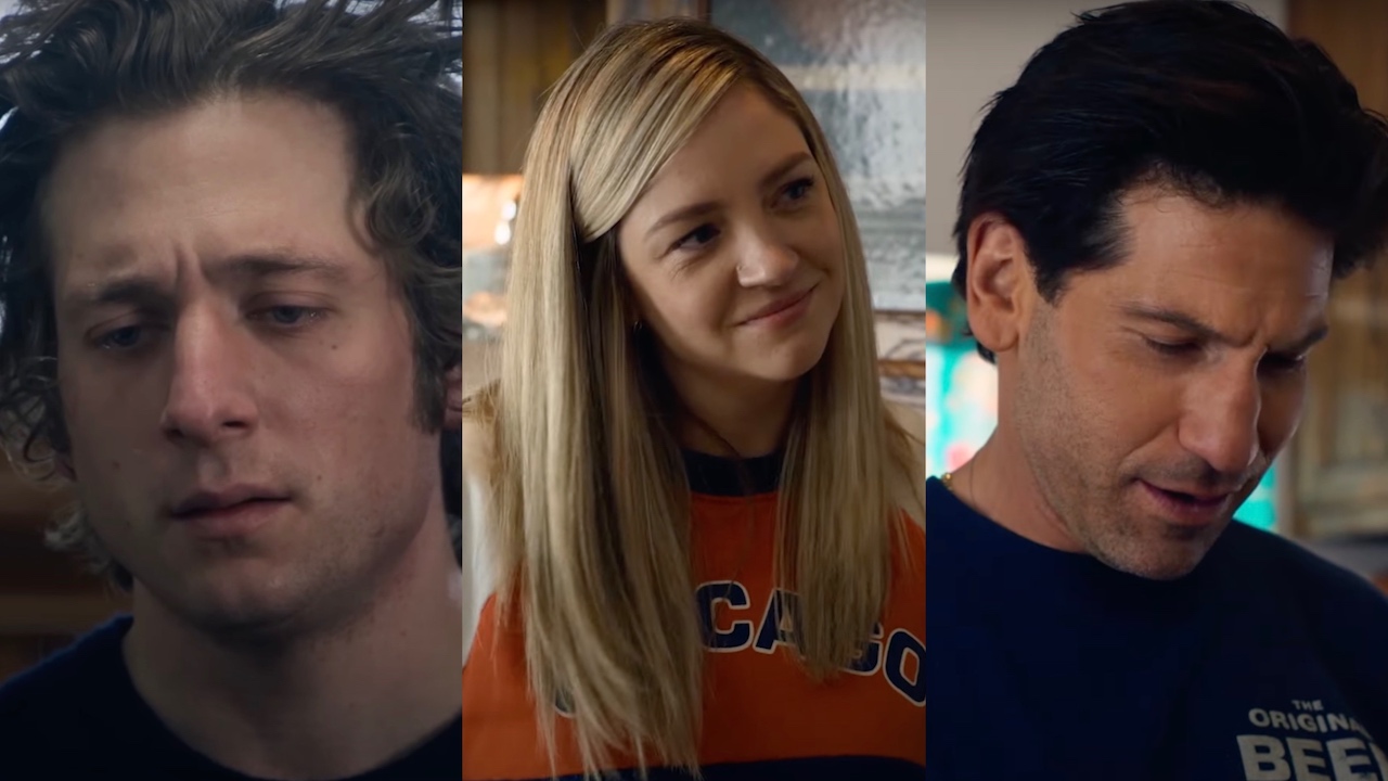 Jeremy Allen White, Abby Elliot et Jon Bernthal dans The Bear