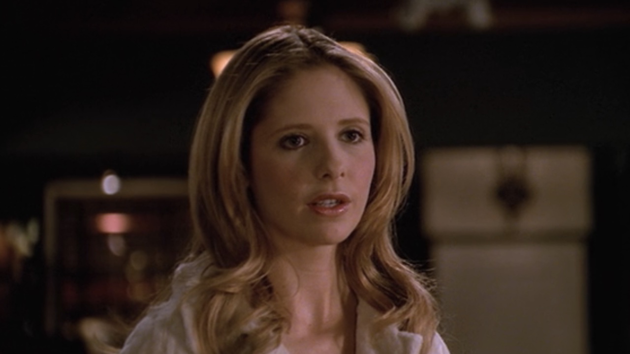 Buffy spricht in Staffel 5 mit dem Watcher's Council