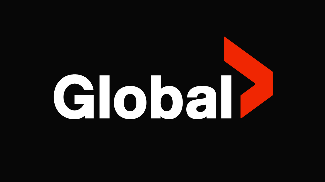 Globales TV-Logo-Banner