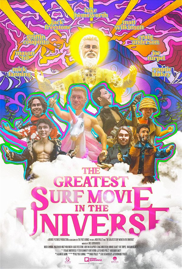 Affiche du meilleur film de surf de l'univers