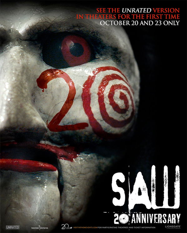 Saw non classé 20e anniversaire Poster